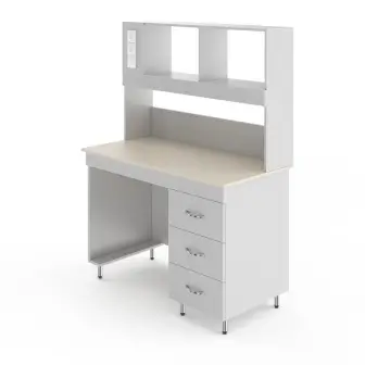 Physics laboratory table with a tabletop made of monolithic ceramics NV-1210 PC