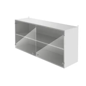 Hanging rack with glass doors NV-1200 NShs (1200×350×550)