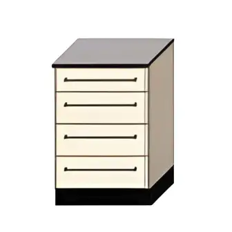 Table-cabinet ProSt-12 (604x650x900 mm, 4 drawers)