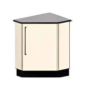 Table-cabinet ProSt-51 (650x650x900 mm, 1 door, shelves)