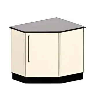 Table-stand ProSt-71 (900x900x900 mm, 1 door, shelves)