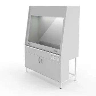 Fume hood with stainless steel tabletop NV-1500 ShV-B-NERZH