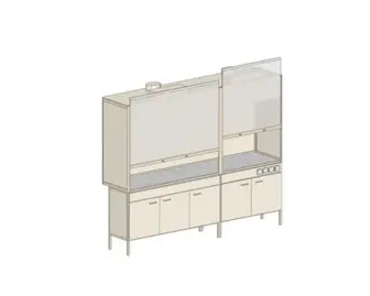 Exhaust hood SHV-104 (2435*700*2100)
