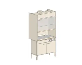 Exhaust cabinet ShV-201 plexiglass (985*740*2100)