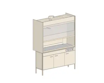 Exhaust cabinet ShV-202 plexiglass (1460*740*2100)