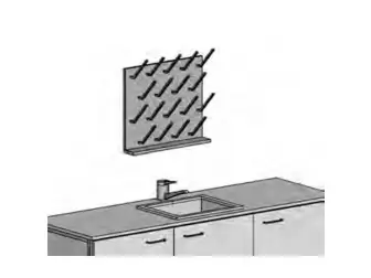 Wall-mounted polypropylene dryer SU-2P