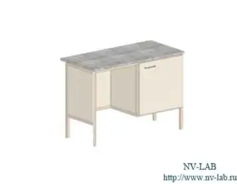 Desk S-151 (1200*610*750) 1 shelf, 1 door