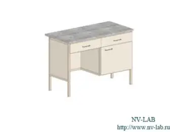 Desk S-16 (985*610*750) 1 shelf, 1 door, 2 drawers