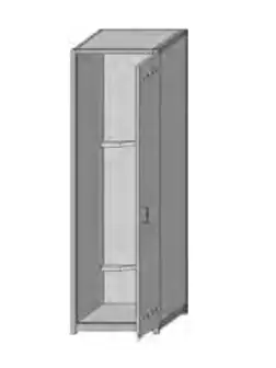 Cabinet for cylinders ШБ-1 (420*420*1800) single-section