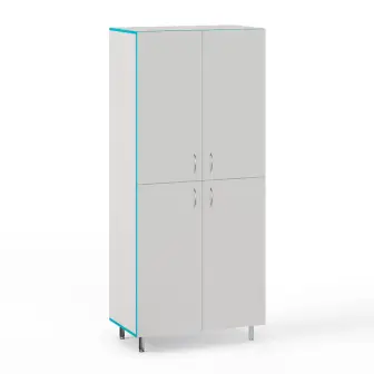 Cabinet for storing chemical reagents ShR NVK 800 (800x460x1820)