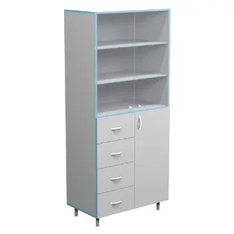 Cabinet for storing laboratory glassware SP NVK 800 (800x460x1820)