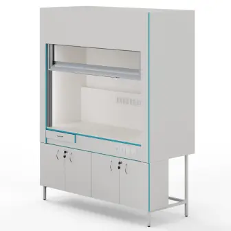 Fume hood with a table top made of monolithic ceramics ShV NVK 1800 MON