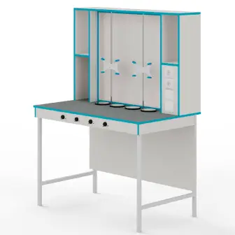 Laboratory table for titration ST NVK 1200 PLAST (1200×700×1650)
