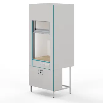 Fume hood with countertop made of porcelain tiles ShV NVK 900 KG