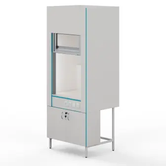 Fume hood with a tabletop made of monolithic ceramics ShV NVK 900 MON