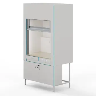 Fume hood with polypropylene tabletop ShV NVK 1200 PP