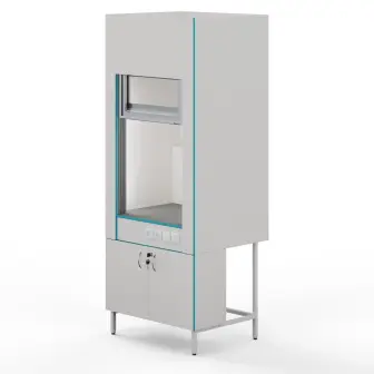 Fume hood with a tabletop made of chemical-resistant plastic ShV NVK 900 PLAST