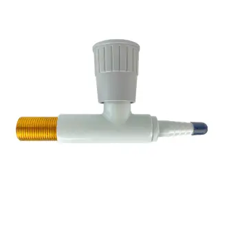 Laboratory gas tap Stegler KG-1-70 (cast copper, length 70 mm)