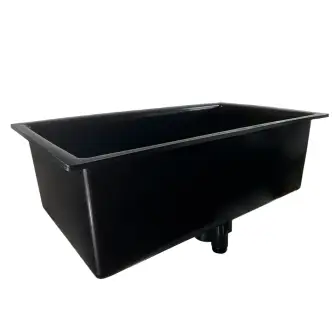 Large laboratory sink with overflow protection Stegler RM-820 (polypropylene, 900×520×390)