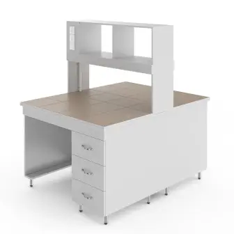 Physical island table with porcelain tile top NV-1200 OK