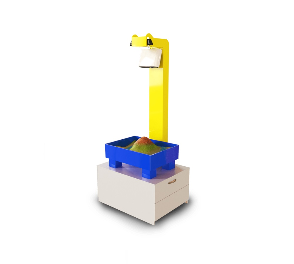 Stand for the interactive sandbox "Island"