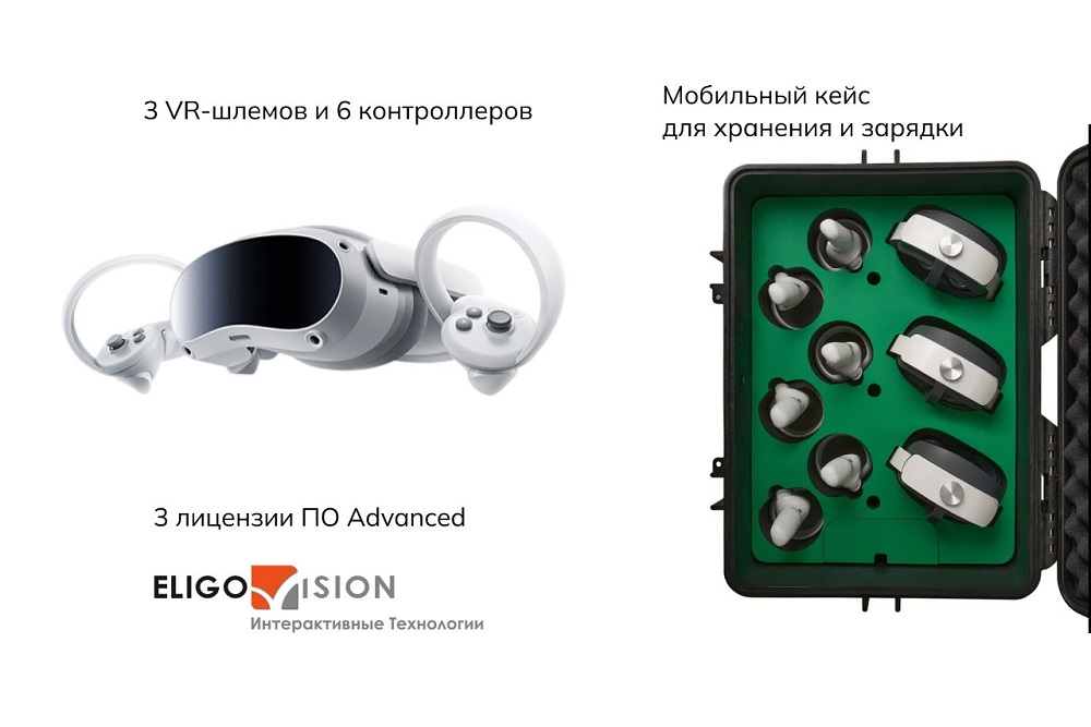 Мобильный класс виртуальной реальности Geckotouch VR03/4EVA256 EV Advanced бессрочная лицензия