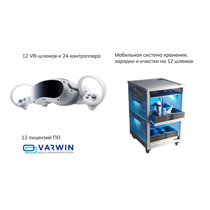 Мобильный класс виртуальной реальности Geckotouch VR12/4VW256 Varvin 1 год техподдержки