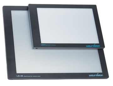 WolfVision hujjat kameralari uchun slaydlar va rentgen nurlari uchun LB-9 yoritish plitasi, lyuminestsent, 300x210 mm, 12V