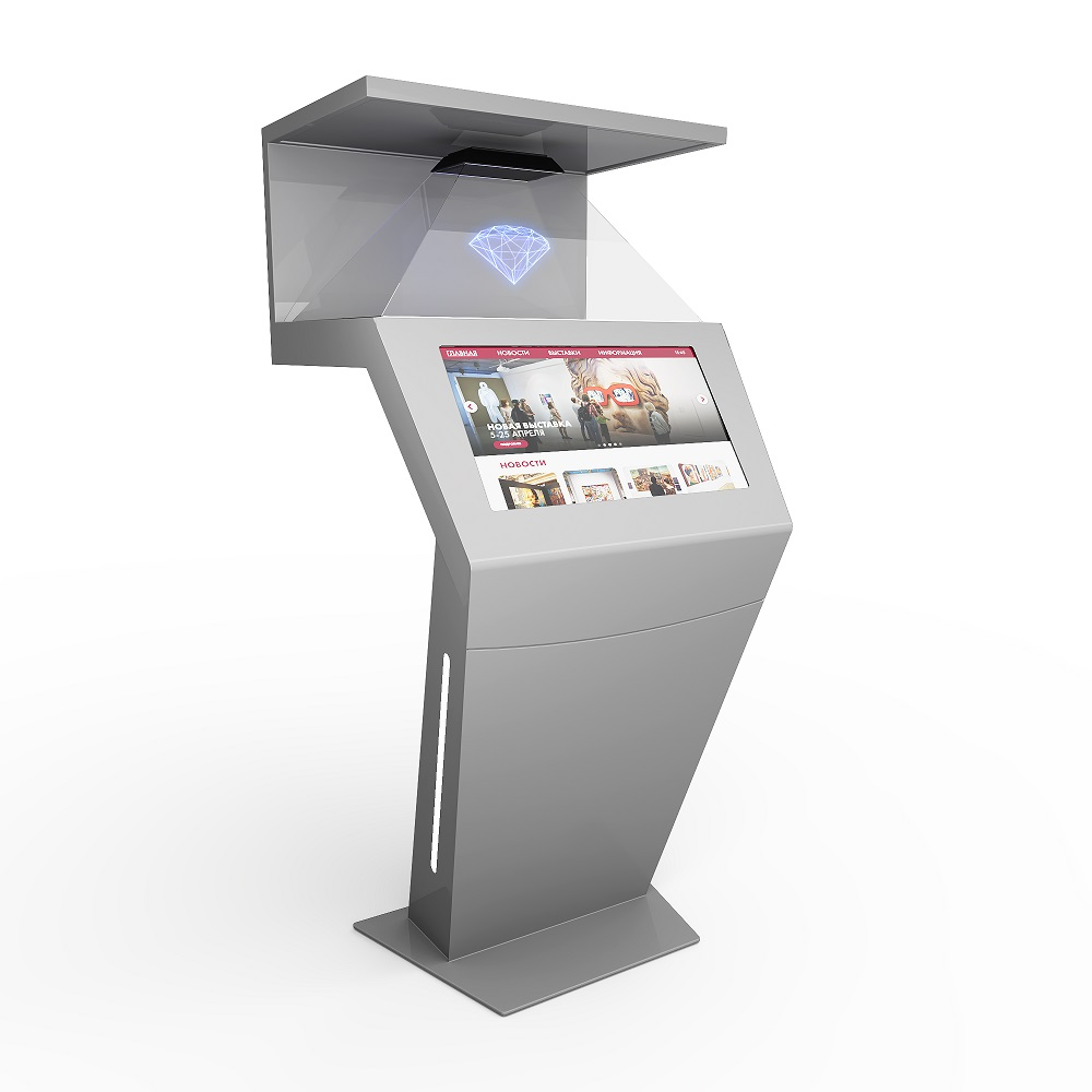 Holographic interactive kiosk LIGA DIAMOND 27