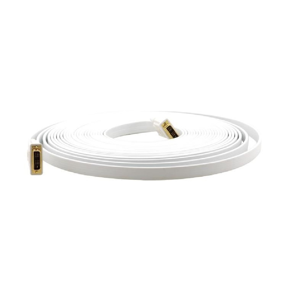 Кабель DVI-D Kramer Electronics C-DM/DM/FLAT(W)-15 single link 4.6 м (97-07070015)